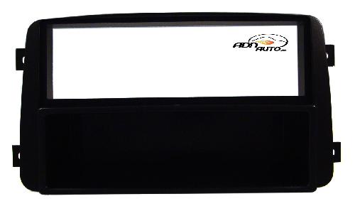 Supports Autoradio de Roger Facade autoradio 1DIN compatible avec Mercedes Vito W639 03-06 - avec vide poche