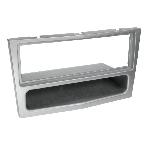 Facade autoradio 1din compatible avec Opel 04-11 argent avec VP