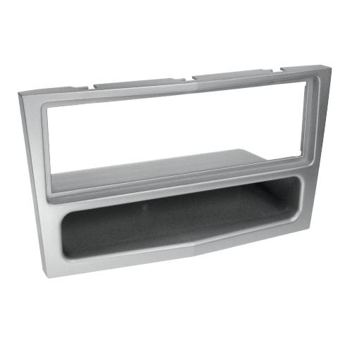 Supports Autoradio de Roger Facade autoradio 1din compatible avec Opel 04-11 argent avec VP