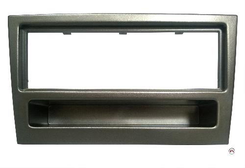 Supports Autoradio de Roger Facade autoradio 1DIN compatible avec OPEL Signum ap03 - Anthracite - avec vide poche