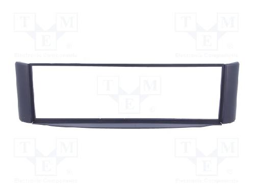 Supports Autoradio de Roger Facade autoradio 1DIN compatible avec Smart Fortwo 98-07 - Bleu