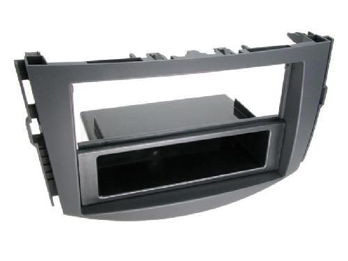 Supports Autoradio de Roger Facade autoradio 1DIN compatible avec Toyota Rav4 III 06-13 - avec vide poche