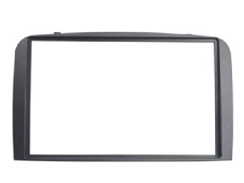 Supports Autoradio de Roger Facade Autoradio 2Din compatible avec Alfa Romeo 147 et GT ap05 - Argent Fonce - RAF4105AD