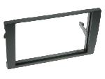 Supports Autoradio de Roger Facade autoradio 2DIN compatible avec Audi A4 B6 B7 00-09 Noir L00se