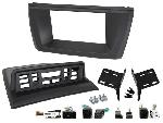 Supports Autoradio de Roger Facade autoradio 2DIN compatible avec BMW X3 03-10 Noir
