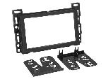 Supports Autoradio de Roger Facade autoradio 2DIN compatible avec Chevrolet Tahoe ap06 Hummer H2 ap07 Noir