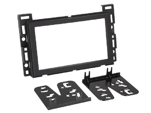 Supports Autoradio de Roger Facade autoradio 2DIN compatible avec Chevrolet Tahoe ap06 Hummer H2 ap07 Noir