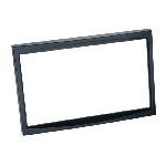 Facade autoradio 2DIN compatible avec Citroen C2 C3 Fiat Scudo Peugeot 207 307 01-12 Noir