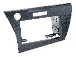 Supports Autoradio de Roger Facade autoradio 2DIN compatible avec Fiat Doblo ap15 Noir brillant
