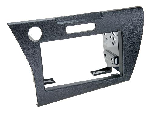Supports Autoradio de Roger Facade autoradio 2DIN compatible avec Fiat Doblo ap15 Noir brillant