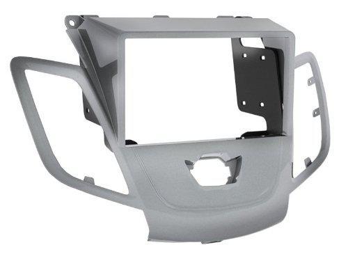 Supports Autoradio de Roger Facade autoradio 2Din compatible avec Ford Fiesta ap09 - argent - sans afficheur