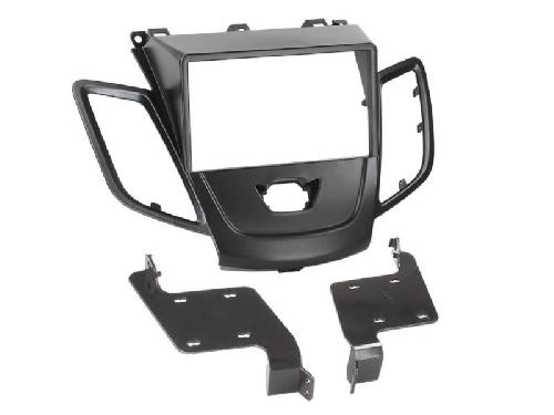 Supports Autoradio de Roger Facade autoradio 2Din compatible avec Ford Fiesta ap09 - noir - sans afficheur