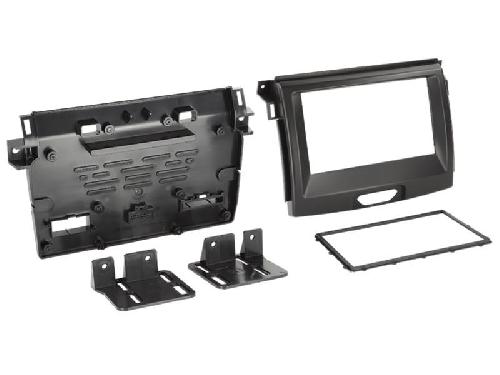Supports Autoradio de Roger Facade autoradio 2DIN compatible avec Ford Ranger 2AB ap15 Noir
