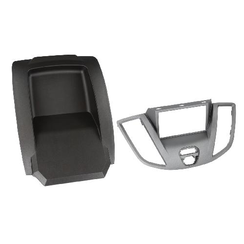 Supports Autoradio de Roger Facade autoradio 2DIN compatible avec Ford Transit 2016-2019 gris