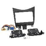 Facade autoradio 2DIN compatible avec Honda Accord 03-07 Black