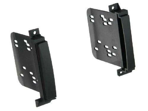 Supports Autoradio de Roger Facade autoradio 2DIN compatible avec Jeep Grand Cherokee ap11 Noir