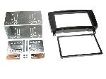 Supports Autoradio de Roger Facade autoradio 2DIN compatible avec Mercedes CLK 04-10 Noir