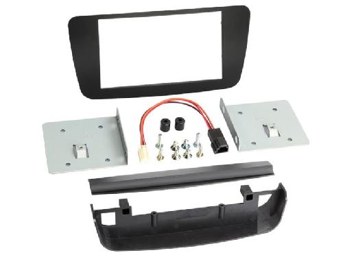 Supports Autoradio de Roger Facade autoradio 2DIN compatible avec Mercedes W176 classe ap13 Noir