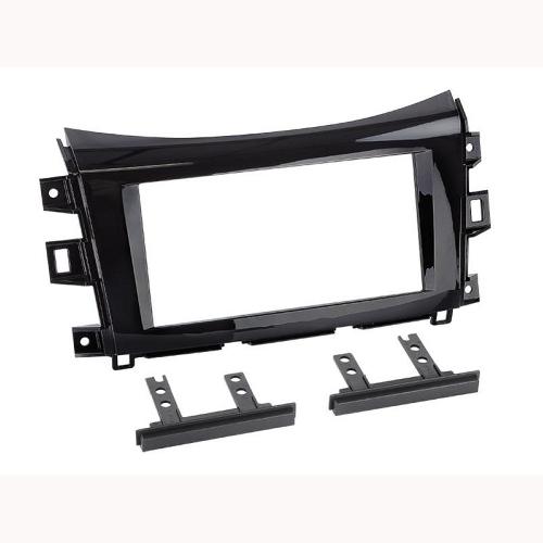Supports Autoradio de Roger Facade autoradio 2DIN compatible avec Nissan Navara NP300 ap15 Renault Alaskan ap17