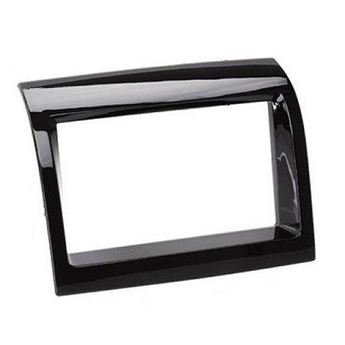 Supports Autoradio de Roger Facade autoradio 2Din compatible avec Peugeot Boxer 11-15 - Noir laque