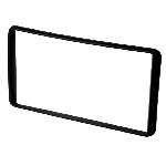Facade autoradio 2DIN compatible avec Suzuki Jimny 02-18 Facade autoradio 2DIN compatible avec Suzuki Jimny 02-18