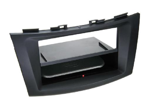 Facade autoradio Suzuki Facade autoradio 2DIN compatible avec Suzuki Swift ap10 Avec vide poche Induction Qi Noir