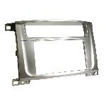 Facade autoradio 2DIN compatible avec TOYOTA LAND CRUISER 100 ap98 - Sans navigation Argent