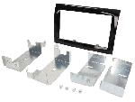 Facade autoradio Fiat Facade autoradio 2DIN KA498B compatible avec Fiat Ducato ap13 - Noir brillant