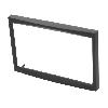 Facade autoradio Citroen Cadre de radio 2 DIN Citroen Fiat Peugeot - Noir