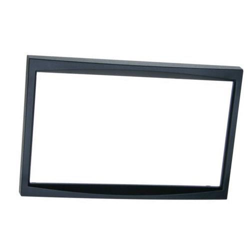 Supports Autoradio de Roger Facade autoradio compatible avec Citroen C2 C3 Fiat Scudo Peugeot 207 307 01-12 Noir - 2DIN