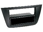 Supports Autoradio de Roger Facade autoradio compatible avec Seat Altea Noire avec vide poche