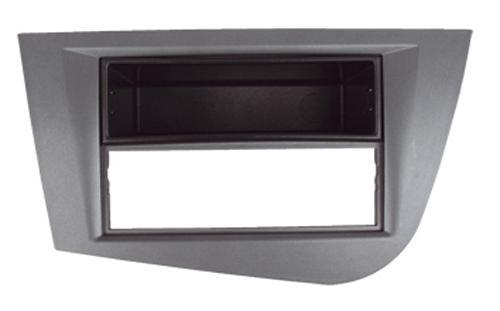Supports Autoradio de Roger Facade autoradio compatible avec Seat Leon 05- 12 Anthracite - RAF4003SD
