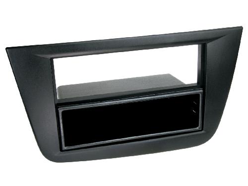 Supports Autoradio de Roger Facade autoradio compatible avec Seat Toledo Noire avec vide poche
