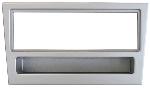 Facade autoradio Opel Facade Autoradio FA100.0M compatible avec Opel -voir liste- Argent Avec vide poche