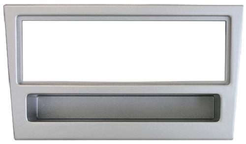 Facade autoradio Opel Facade Autoradio FA100.0M compatible avec Opel -voir liste- Argent Avec vide poche