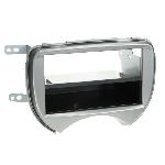 Facade autoradio FA1210CA compatible avec Nissan Micra - Argent 1Din VP