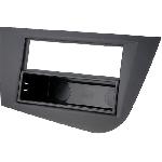 Facade Autoradio FA188B compatible avec Seat Leon 05-12 - Noir