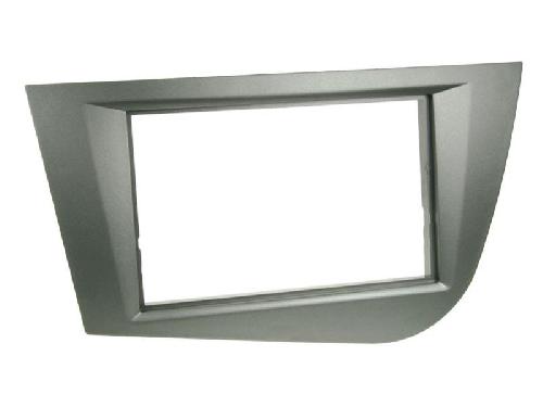 Facade autoradio Seat Facade autoradio FA188C compatible avec Seat Leon 05-09 - Argent Fonce