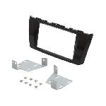 Facade Autoradio FA326B Compatible avec Mitsubishi Mirage SpaceStar 13-25 noir brillant