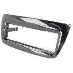 Facade autoradio FA406B compatible avec Fiat Doblo Opel Combo 11-14 - Noir brillant