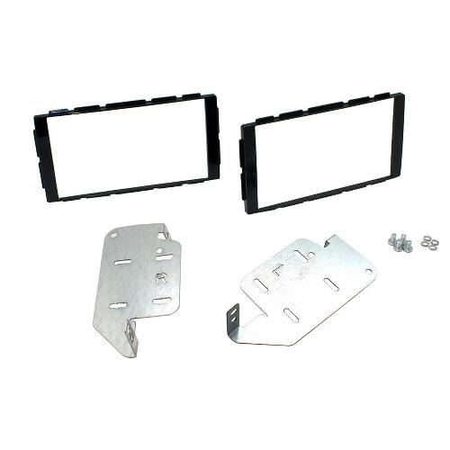 Facade autoradio Nissan Facade autoradio FA489B compatible avec Nissan Juke 14-19 - Noir brillant