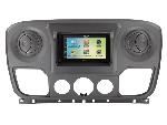Facade autoradio Nissan Facade autoradio FA510 compatible avec Nissan NV400 Opel Movano B Renault Master 3 10-20 - Noir - 2DIN