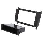 Facade Autoradio FA526 Compatible avec Mercedes CLK 04-10 W209 2Din avec vide poche