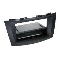 Facade Autoradio Facade autoradio 2DIN compatible avec Suzuki Swift ap10 Avec vide poche Induction Qi Noir