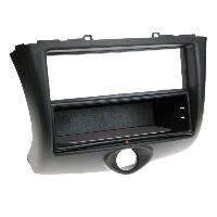 Facade Autoradio Facade autoradio 2DIN compatible avec Toyota Yaris 03-05 Avec vide poche Induction Qi Noir