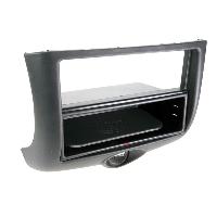 Facade Autoradio Facade autoradio 2DIN compatible avec Toyota Yaris 99-03 Avec vide poche Induction Qi Noir