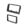 Facade autoradio Fiat Cadre de radio 2 DIN pour Fiat - Anthracite