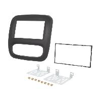Facade autoradio Fiat Cadre de radio 2 DIN pour Fiat Nissan Opel Renault - Noir