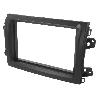 Facade autoradio Fiat Cadre de radio 2 DIN pour Fiat - Noir