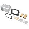 Facade autoradio Fiat Cadre de radio 2 DIN pour Fiat - Noir